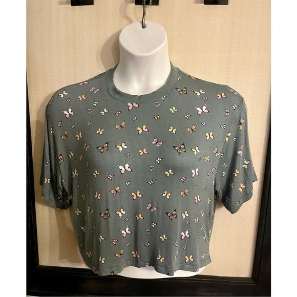 Self Esteem Butterfly Crop Top - Picture 3 of 7